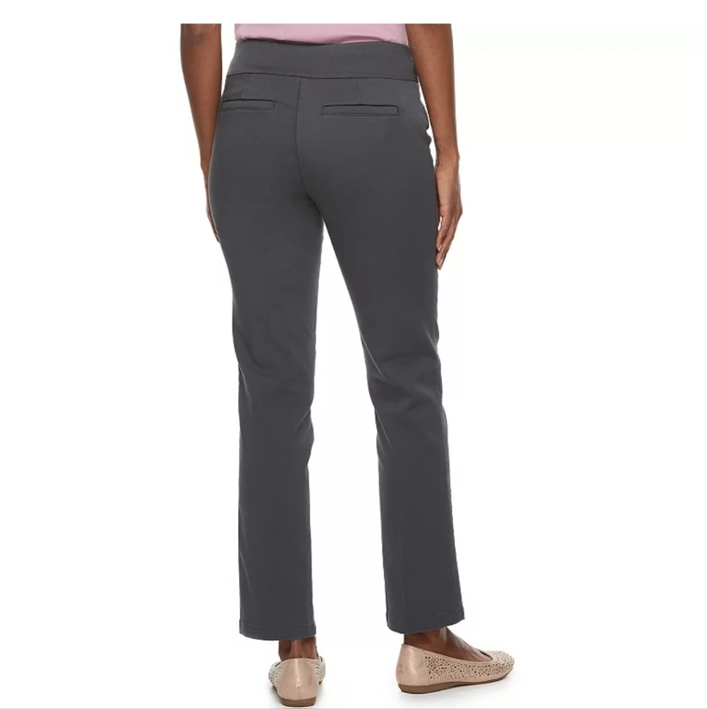 Size 12 Effortless Stretch Pants By Croft & Barrow - Picture 12 of 13